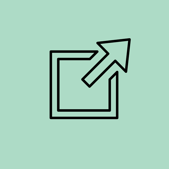 Application arrow illustration