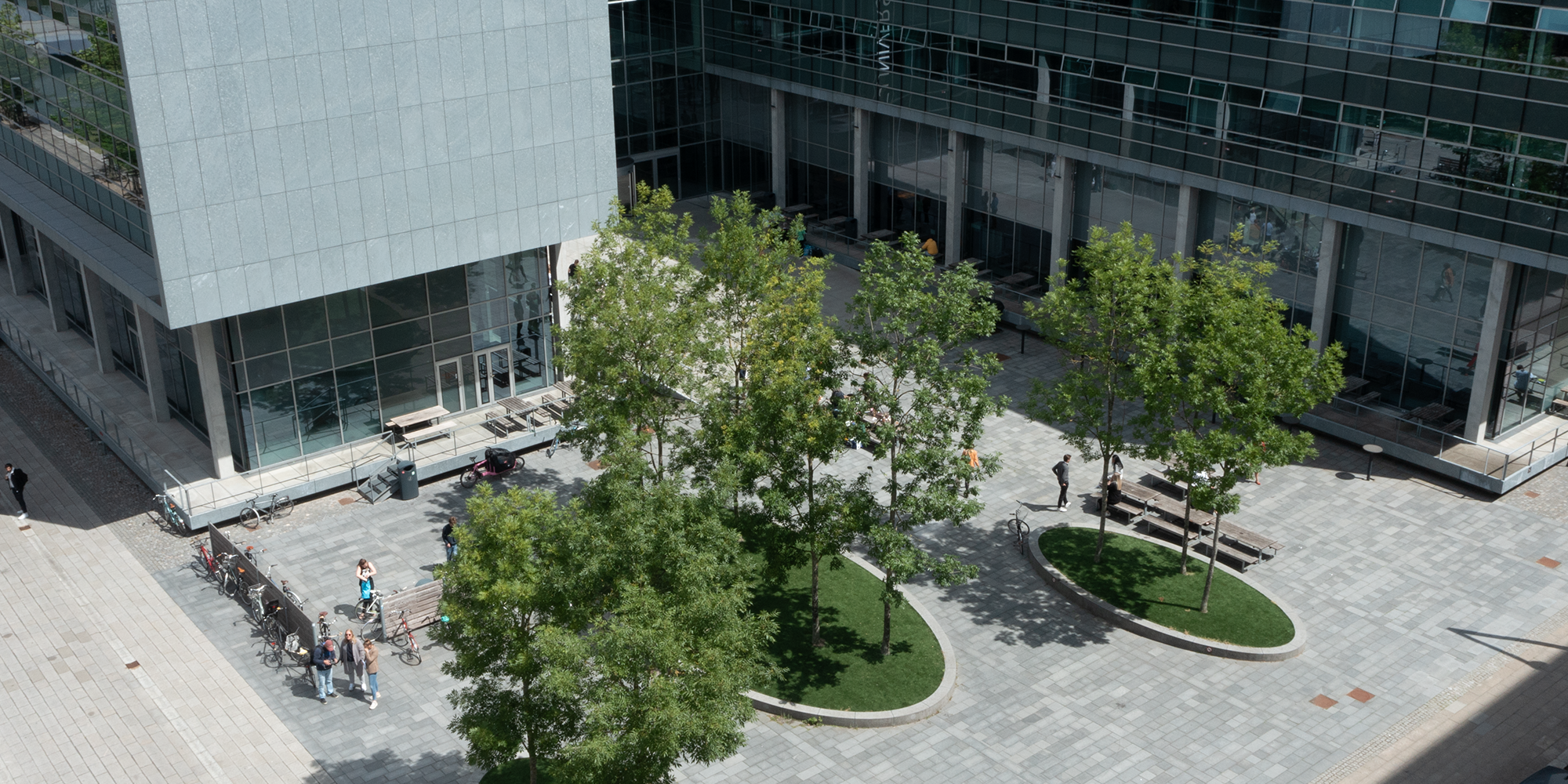 Billede af bygning og grønt